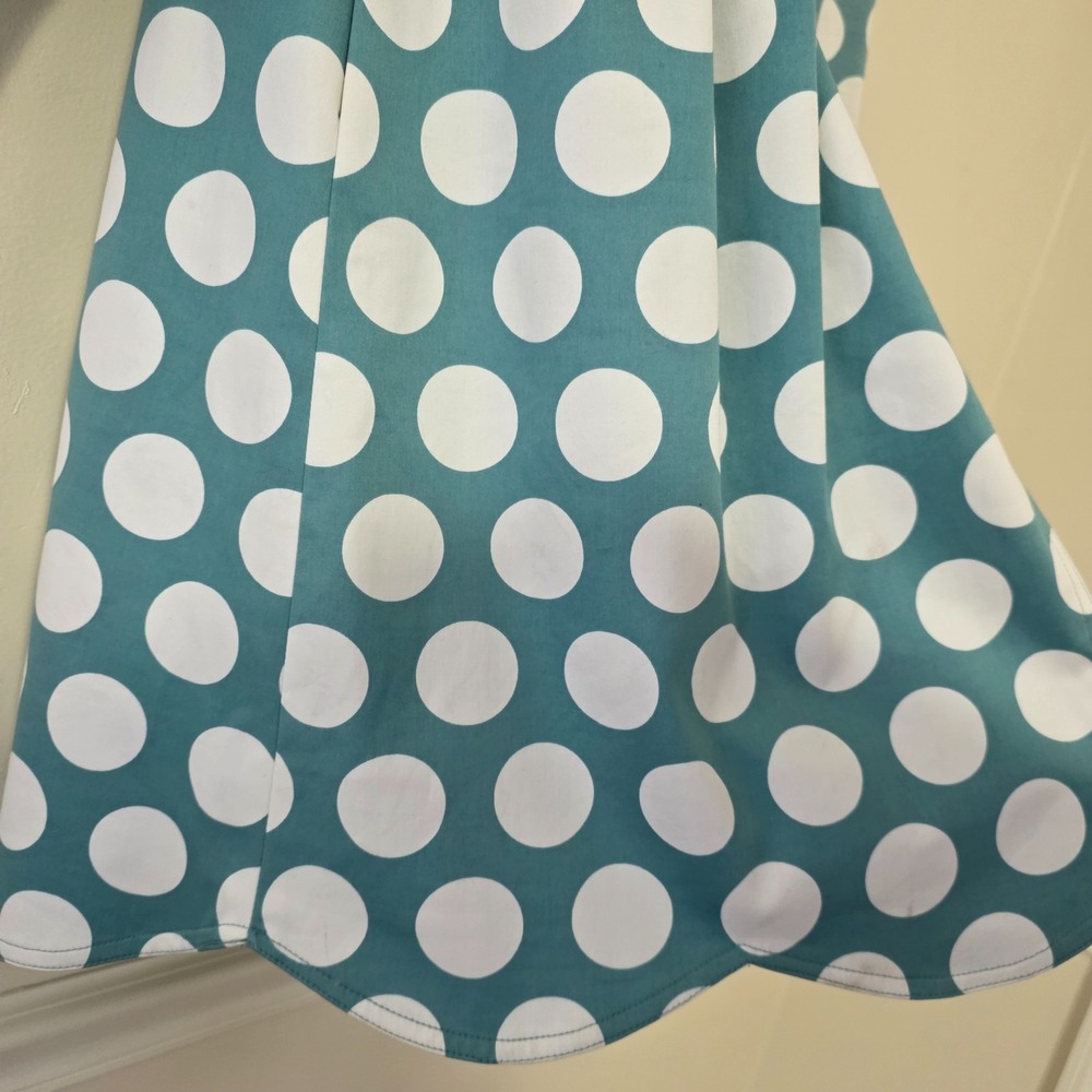 Vintage Y2K Betsey Johnson Polka Dot Coat Dress Sz 2 Coquette Twee Whimsical 90s - Picture 7 of 16